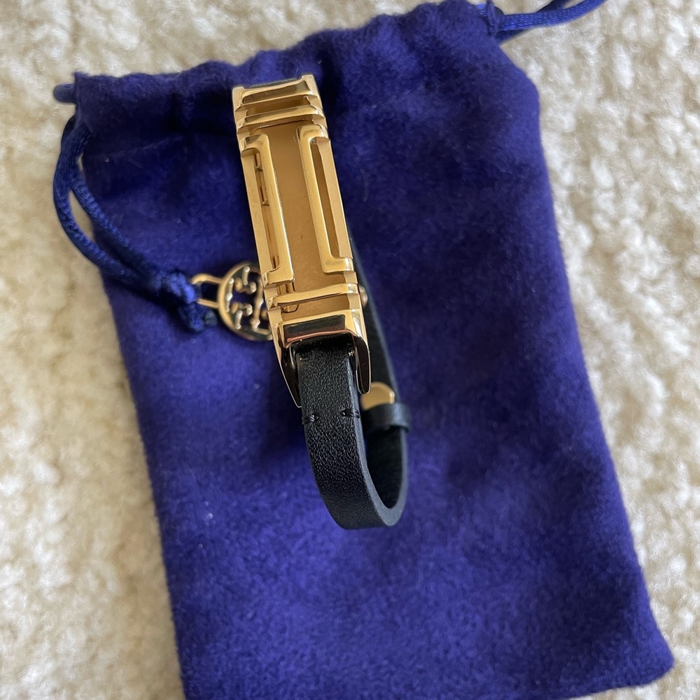 Tory Burch FitBit Bracelet with Leather Strap
